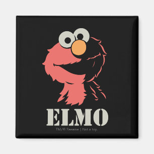 Elmo Half Magnet