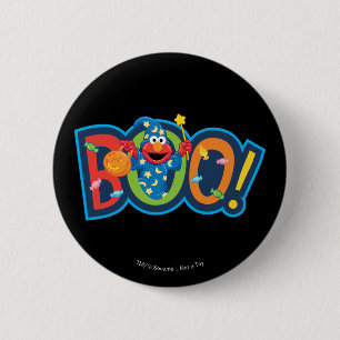 Elmo Halloween Boo! 6 Cm Round Badge