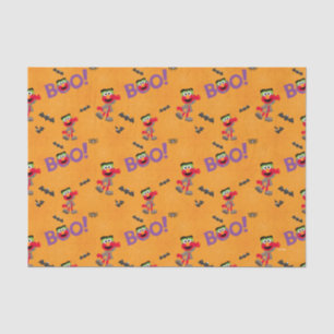 Elmo   Halloween Boo Pattern Tissue Paper