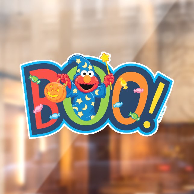 Elmo | Halloween Boo! Window Cling (Sheet 2)