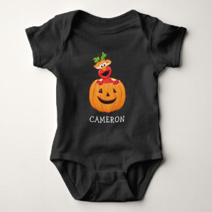 Elmo Halloween Jack-O-Lantern Baby Bodysuit