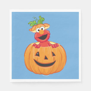 Elmo Halloween Jack-O-Lantern Napkin