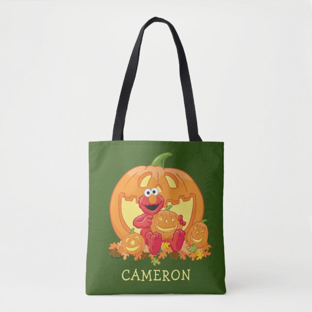Elmo | Halloween Pumpkins Tote Bag (Front)