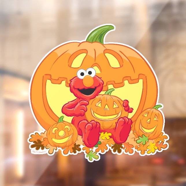 Elmo | Halloween Pumpkins Window Cling (Sheet 2)