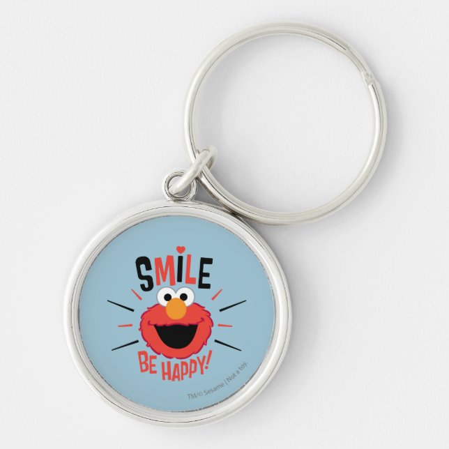 Elmo Happy Smile Key Ring (Front)