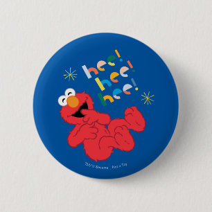 Elmo Hee! Hee! Hee! 6 Cm Round Badge