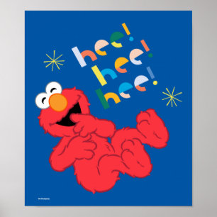 Elmo Hee! Hee! Hee! Poster