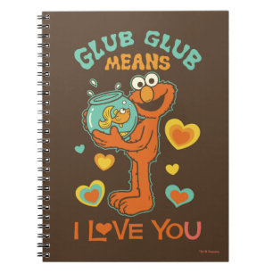 Elmo Holding his Pet Goldfish Notebook