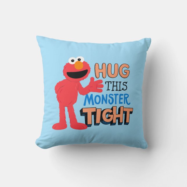 Elmo | Hug this Monster Tight Cushion (Front)