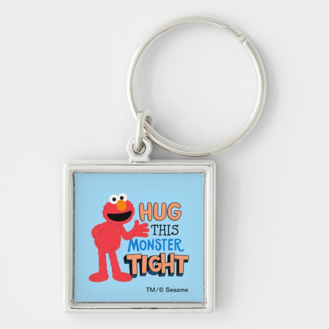 Elmo | Hug this Monster Tight Key Ring (Front)