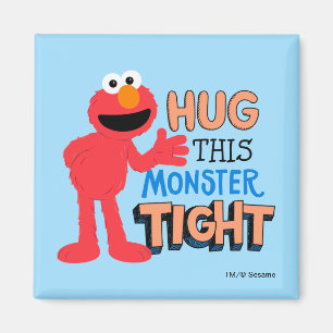 Elmo Hug this Monster Tight Magnet