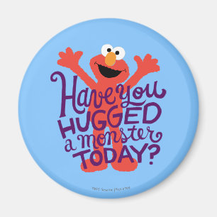 Elmo Hugging Magnet