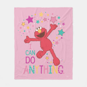 Elmo I Can Do Anything Fleece Blanket