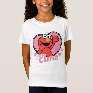 Elmo in Heart Valentine T-Shirt
