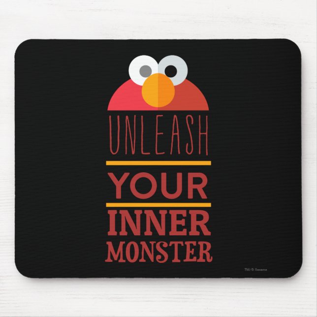 Elmo Inner Monster Mouse Mat (Front)