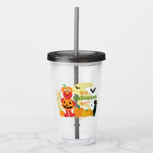Elmo Is it Halloween Yet? Acrylic Tumbler