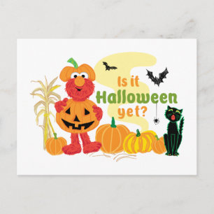 Elmo Is it Halloween Yet? Postcard