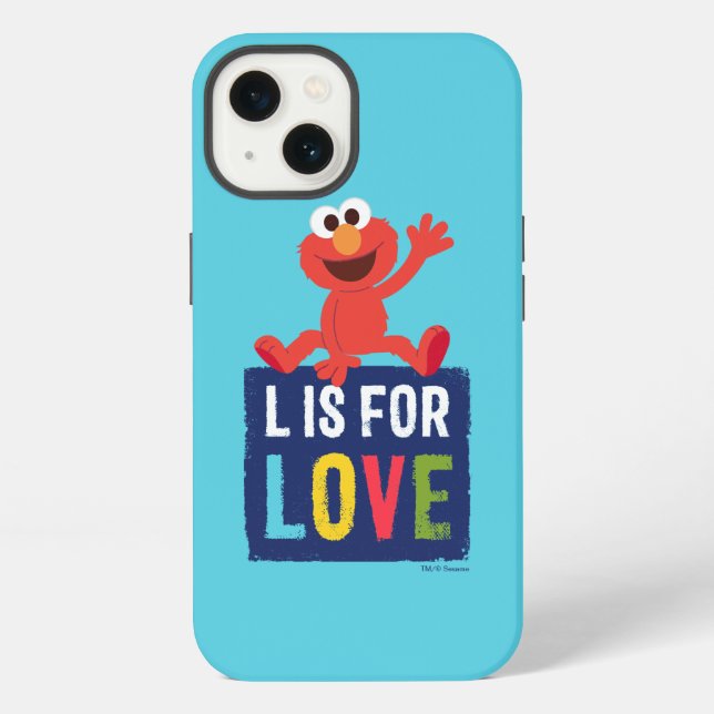 Elmo | L is for Love iPhone Case (Back)