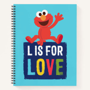 Elmo   L is for Love Notebook