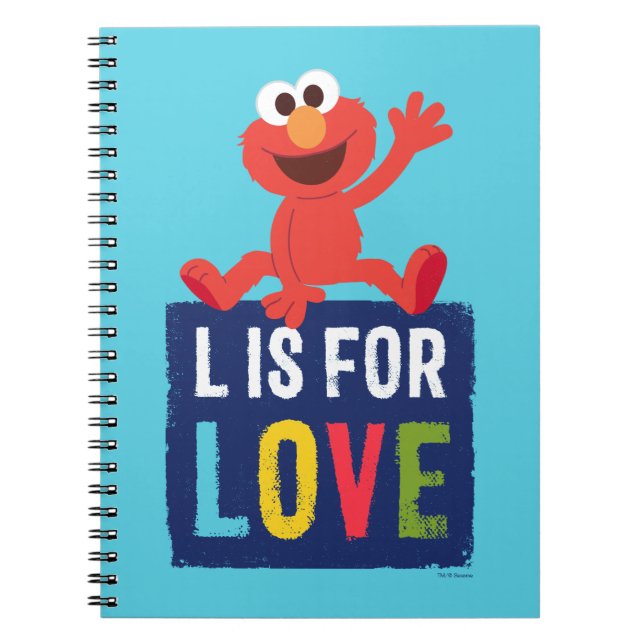 Elmo | L is for Love Notebook (Front)