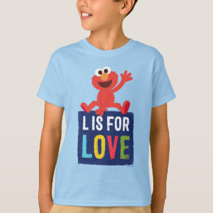 Elmo L is for Love T-Shirt