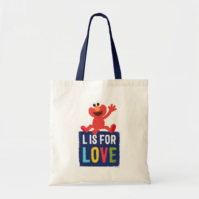 Elmo | L is for Love Tote Bag (Front)