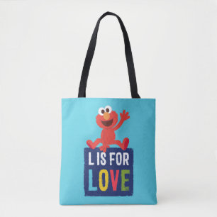 Elmo L is for Love Tote Bag