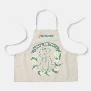 Elmo Leave No Trace Floral Graphic Apron