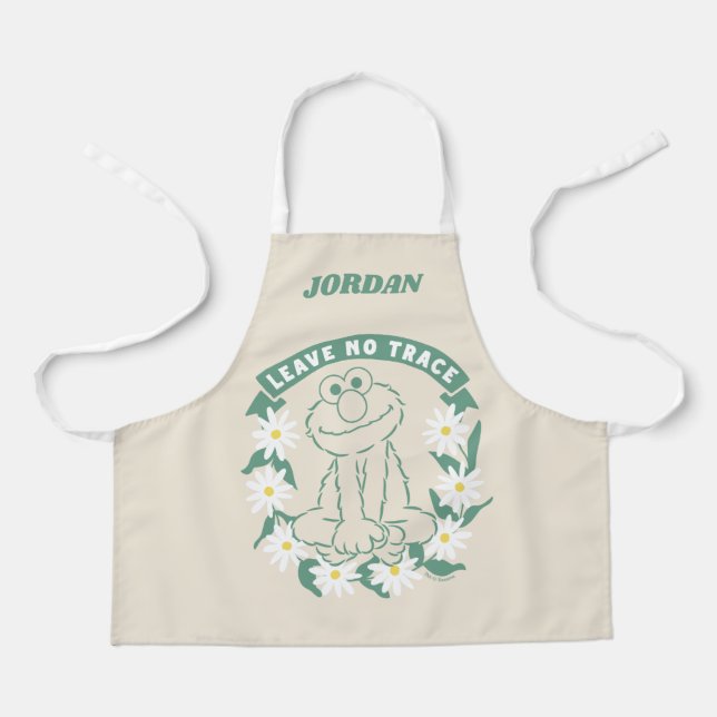 Elmo | Leave No Trace Floral Graphic Apron (Front)