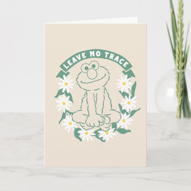Elmo | Leave No Trace Floral Graphic Card (Front)