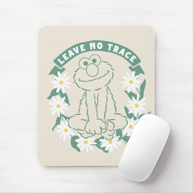 Elmo | Leave No Trace Floral Graphic Mouse Mat (With Mouse)