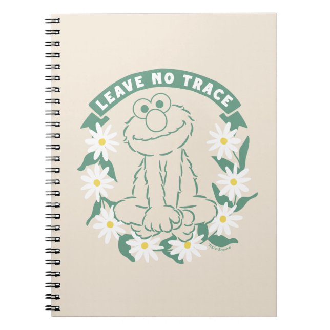 Elmo | Leave No Trace Floral Graphic Notebook (Front)