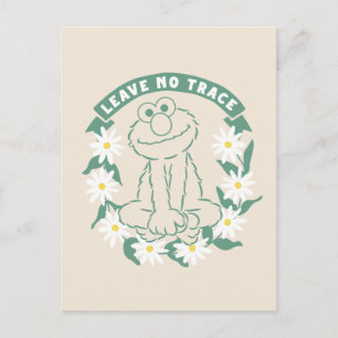 Elmo   Leave No Trace Floral Graphic Postcard