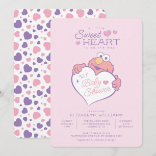 Elmo - Little Sweetheart Baby Shower Invitation