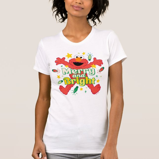 Elmo | Merry and Bright T-Shirt (Front)