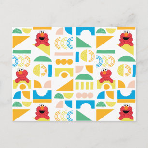 Elmo Minimalist Pattern Postcard