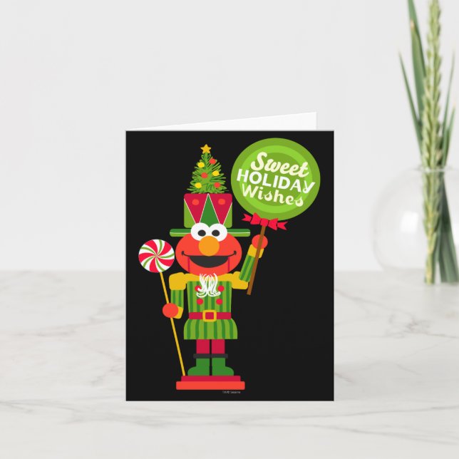 Elmo Nutcracker  Card (Front)