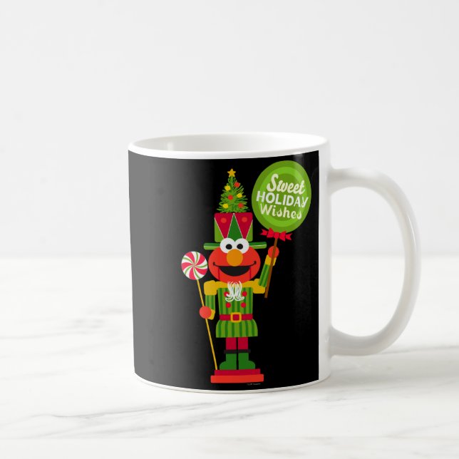 Elmo Nutcracker  Coffee Mug (Right)