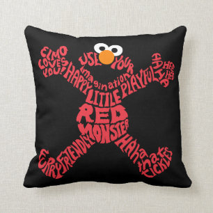 Elmo Pattern Fill Cushion
