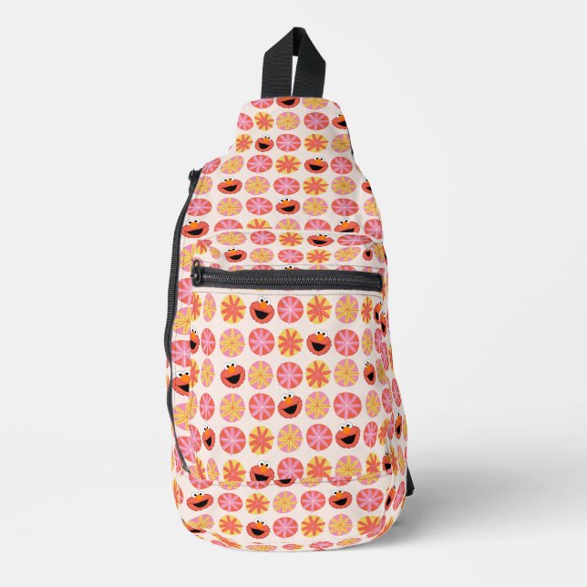 Elmo Pom-Pom Pattern Sling Bag (Front)