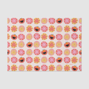 Elmo Pom-Pom Pattern Tissue Paper