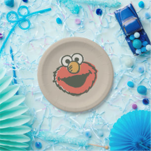 Elmo Retro Paper Plate