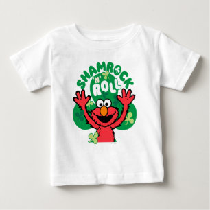 Elmo   Shamrock 'N' Roll Baby T-Shirt