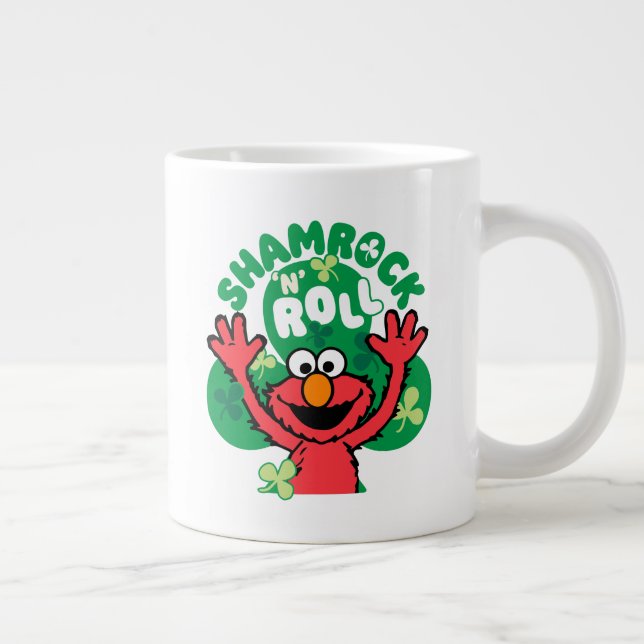 Elmo | Shamrock 'N' Roll Large Coffee Mug (Right)
