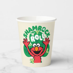 Elmo   Shamrock 'N' Roll Paper Cups