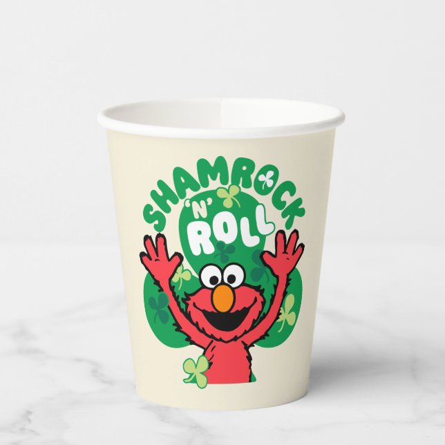 Elmo | Shamrock 'N' Roll Paper Cups (Left)