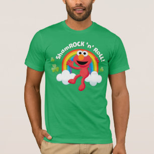 Elmo Shamrock 'n' Roll Rainbow T-Shirt