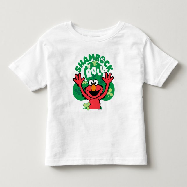 Elmo | Shamrock 'N' Roll Toddler T-Shirt (Front)