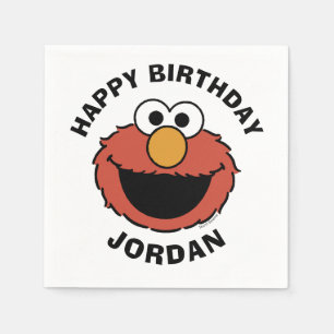 Elmo Smiling Face Napkin