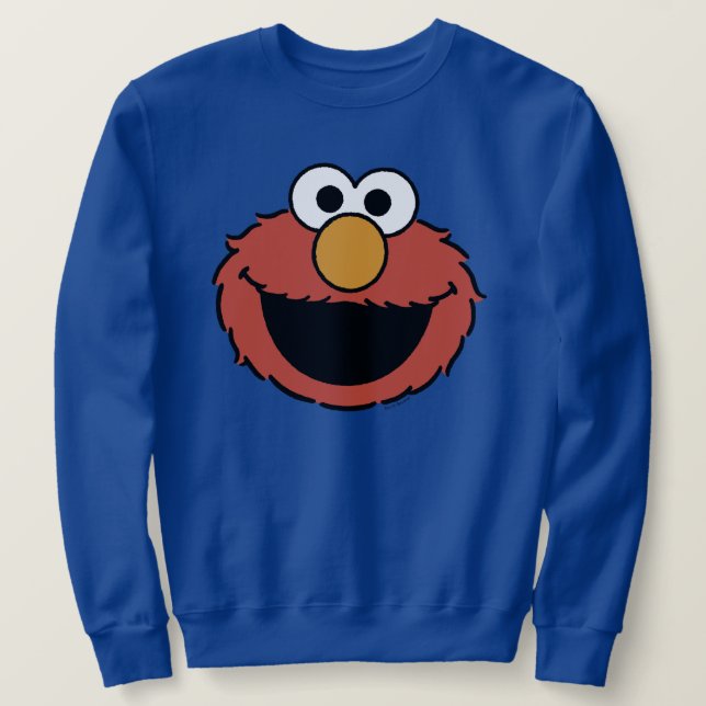 Elmo Smiling Face Sweatshirt (Design Front)